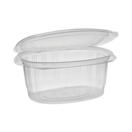 Pactiv PET Hinged Lid Deli Container, 7.31x5.88x3.25, 32oz, 1-Cmp, Clr, PK280 YCA910320000